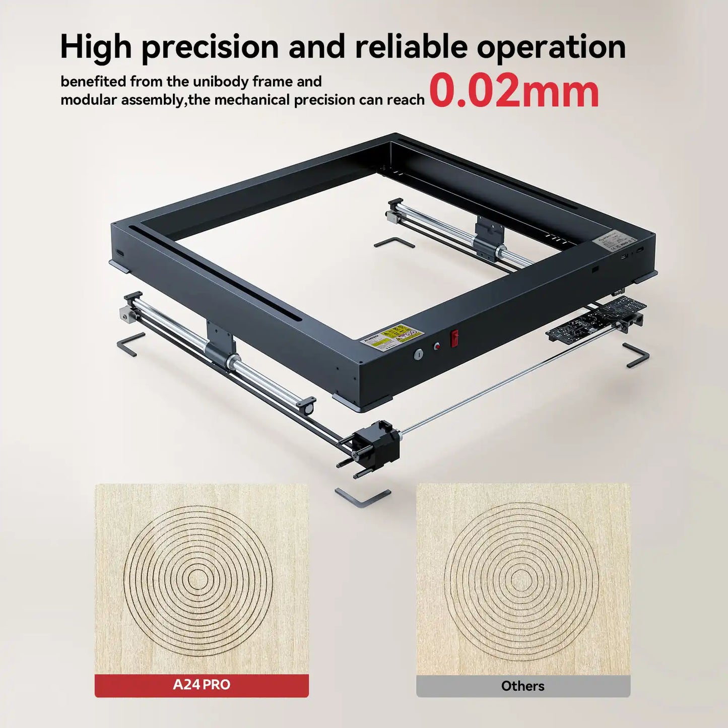 AtomStack A12/A24 Pro 12W/24W Unibody Frame Laser Engraver