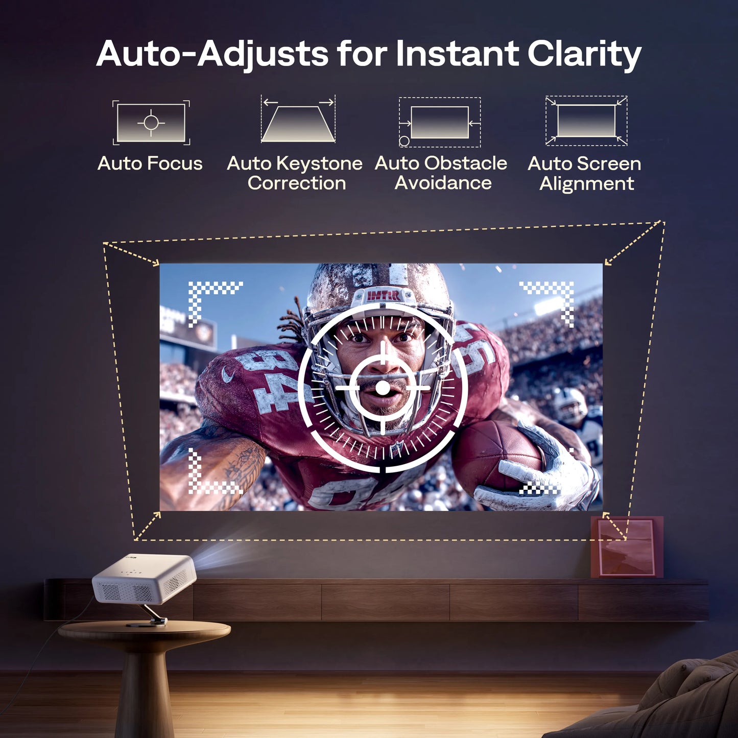 Aurzen EAZZE D1G Google TV Smart Projector