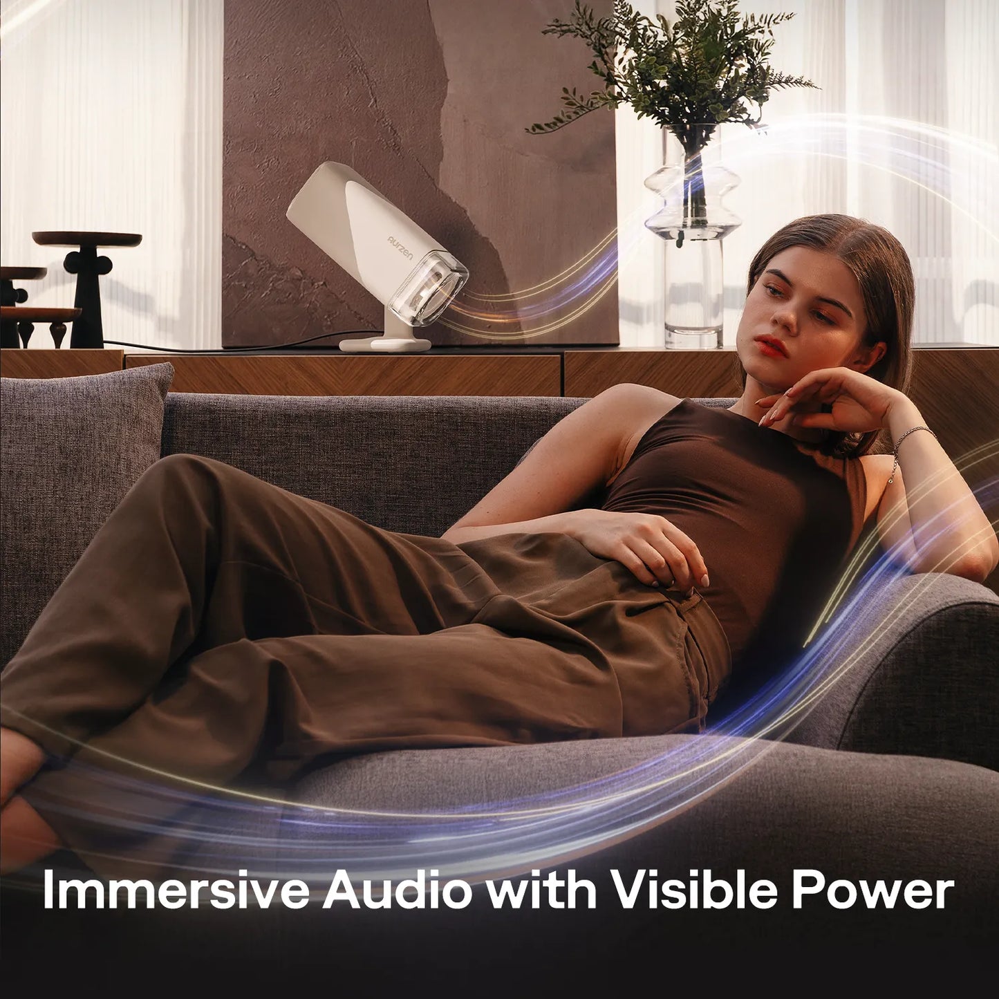 Aurzen BOOM air Google TV Smart Projector