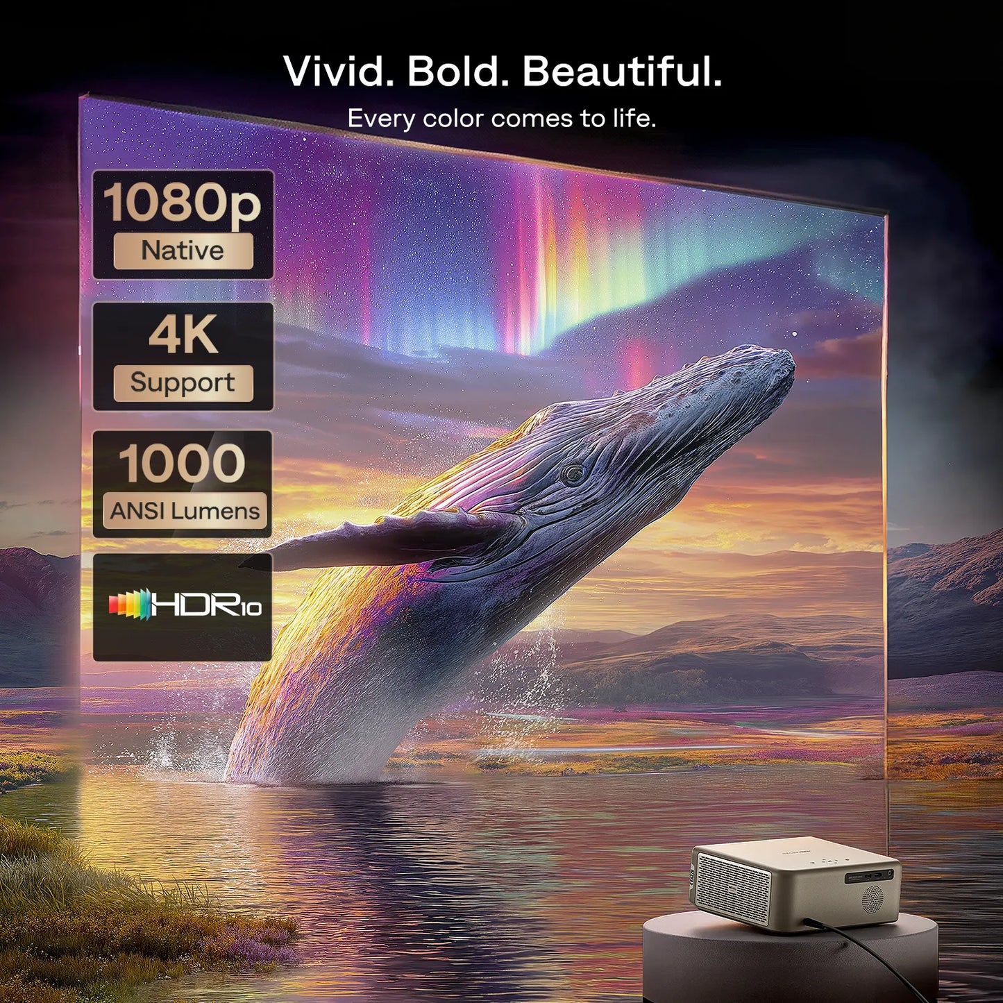 Aurzen EAZZE D1 MAX Google TV Smart Projector