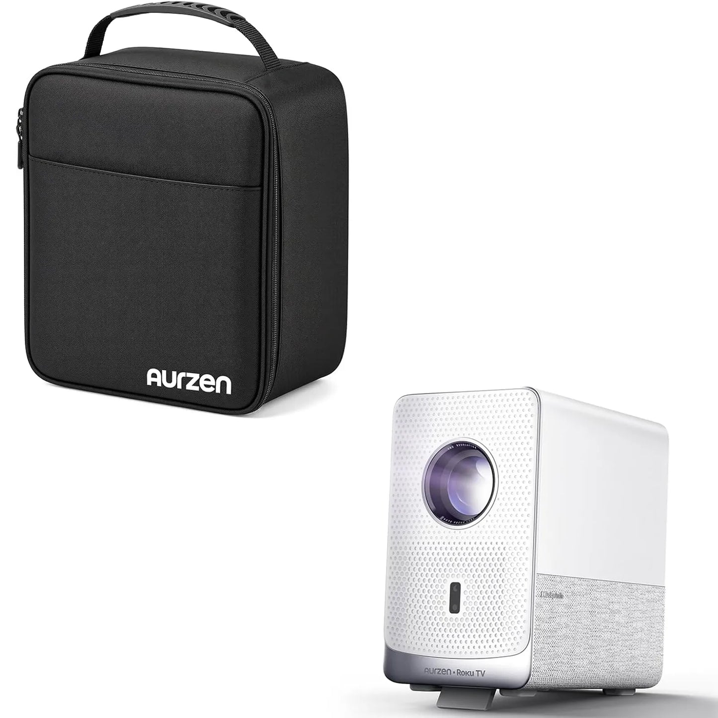 Aurzen EAZZE D1R Cube Roku TV Smart Projector
