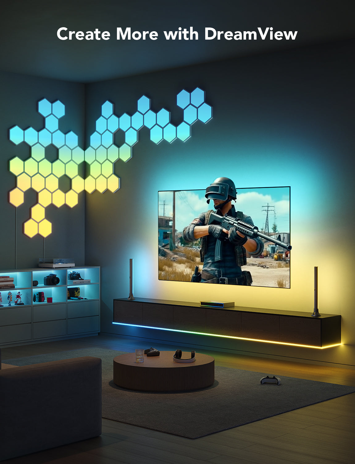 Refurbished Govee AI Gaming Sync Box & Strip Light Kit
