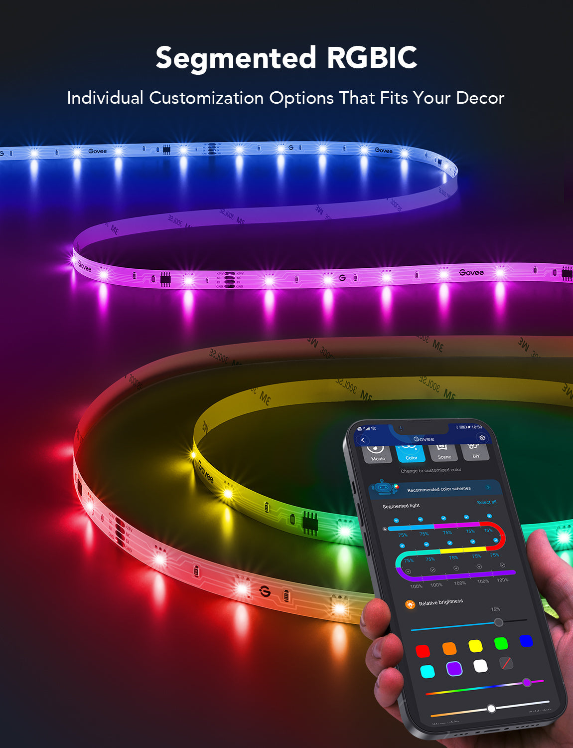 Refurbished Govee RGBIC Basic LED Strip Lights