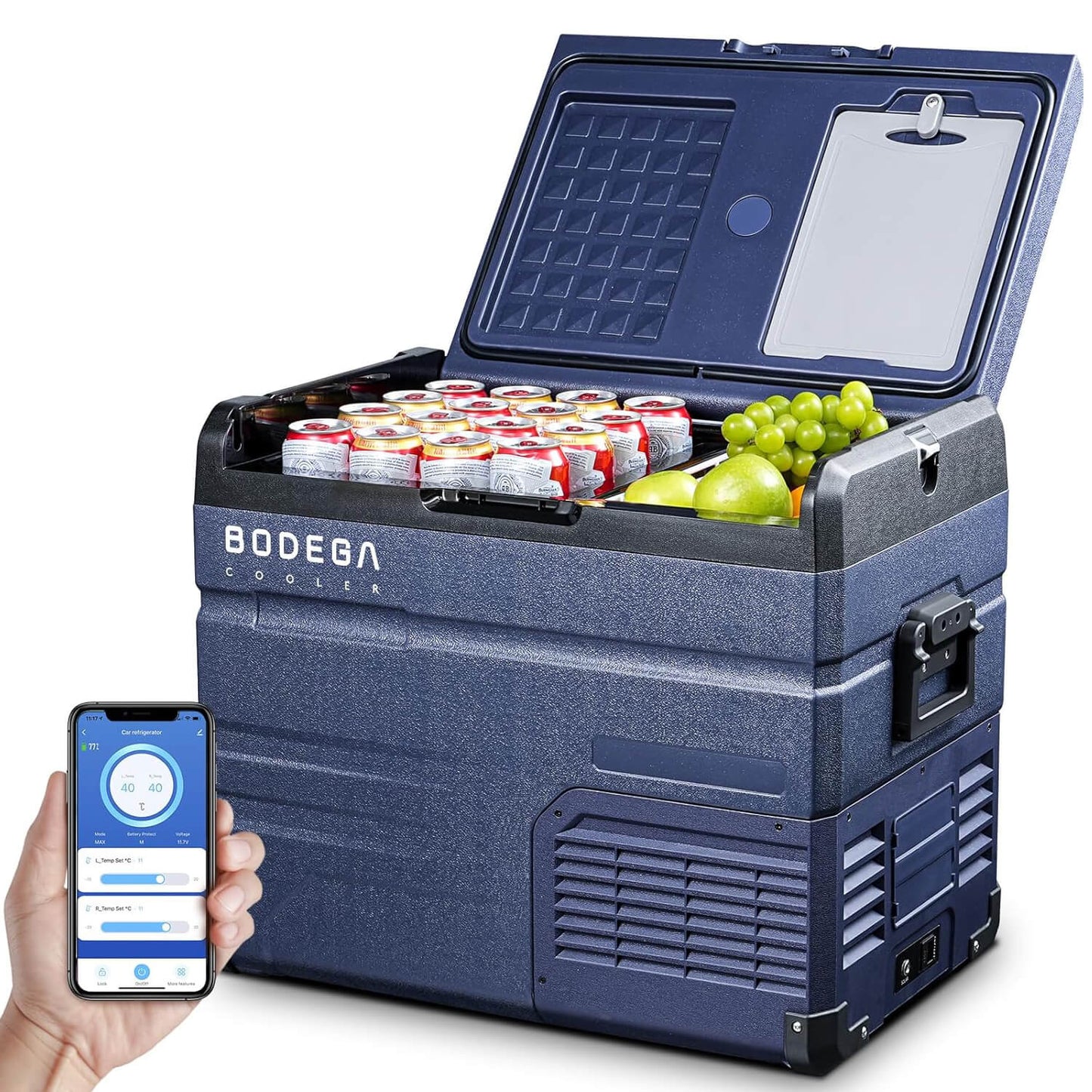 Bodegacooler Electric Cooler 38/47/53qt Dual Zone
