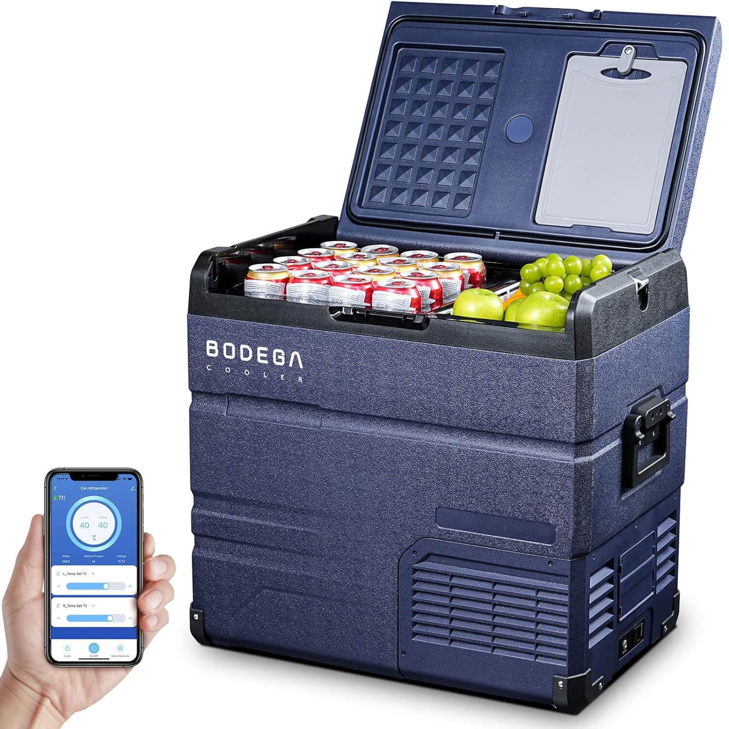 Bodegacooler Electric Cooler 38/47/53qt Dual Zone