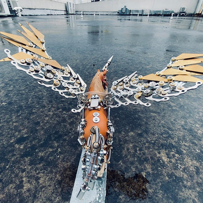 752Pcs DIY 3D Assembly Metal Mechanical Wing Unicorn Angle Model Kit Toy