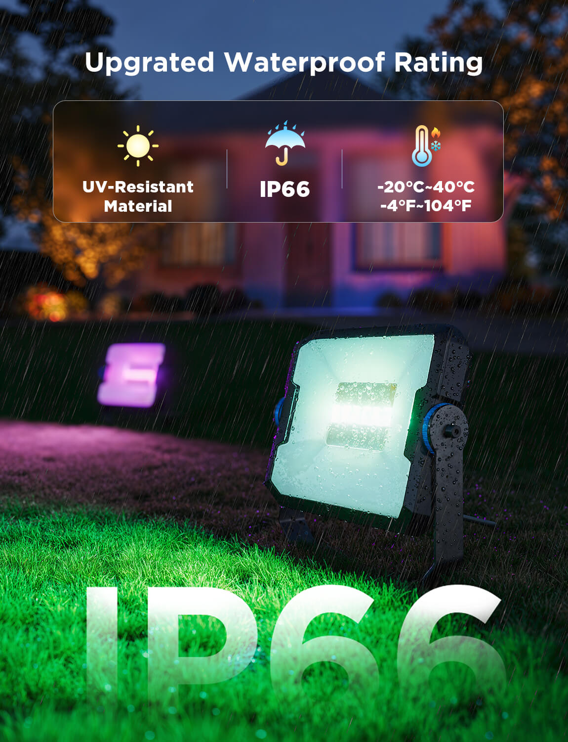 Refurbished Govee Outdoor Flood Lights 2
