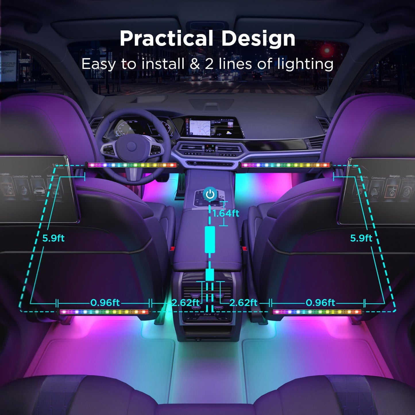 Govee RGBIC Interior Car Lights
