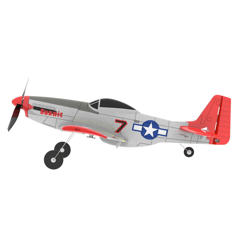 Volantex Mustang P-51D RC Plane 400mm Wingspan 2.4G 6-Axis Gyro Airplane One Key Return EPP for Beginner