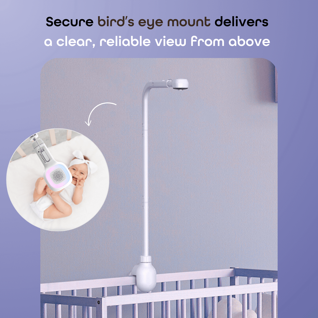 SkyVision AI Pro Twin with Adjustable Crib Mount