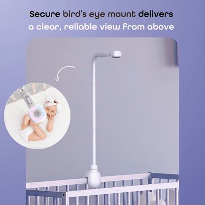 SkyVision AI Pro Twin with Adjustable Crib Mount