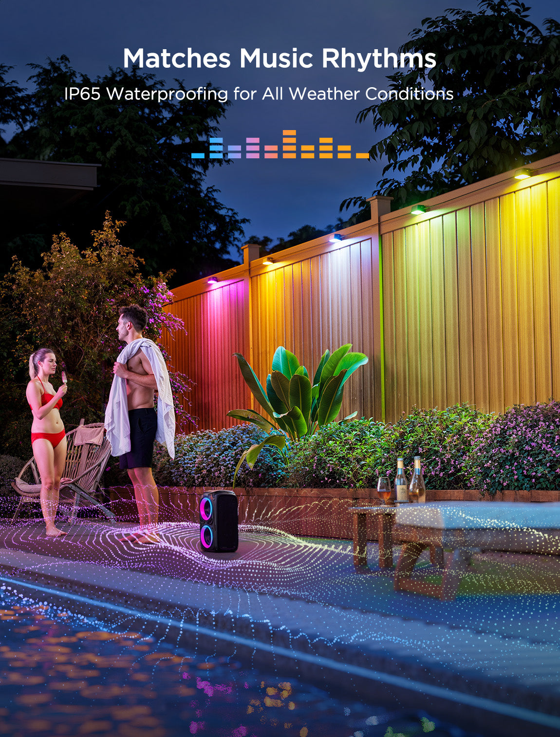 Refurbished Govee Outdoor Deck Lights
