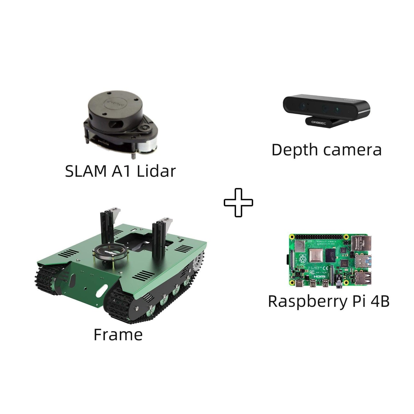 Yahboom ROS Transbot STEM Education Python Programming Robot with Lidar Depth camera MoveIt 3D mapping for Raspberry Pi