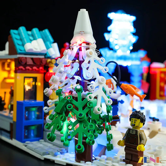 Kit de iluminación para el Festival de Hielo del Año Nuevo Lunar LEGO n.° 80109