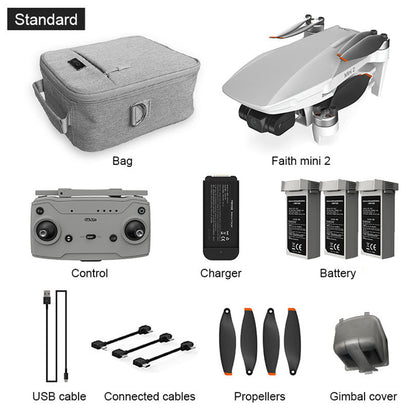 CFLY Faith Mini2 Upgraded version 4K Drone 5KM FPV Profesional 3-Axis Gimbal 240g Foldable Brushless Quadcopter