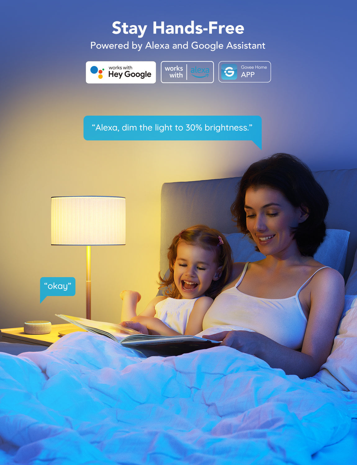 Refurbished Govee Smart RGBWW Light Bulbs 1200 Lumens