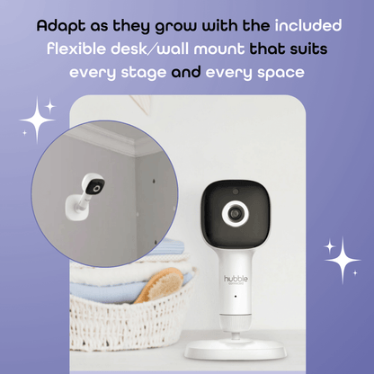 SkyVision AI Pro Twin with Adjustable Crib Mount