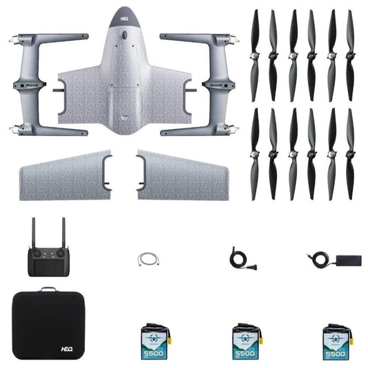 Swan Voyager Flying Wing with 3 Axis Gimbal 4K Camera Fly More Combo