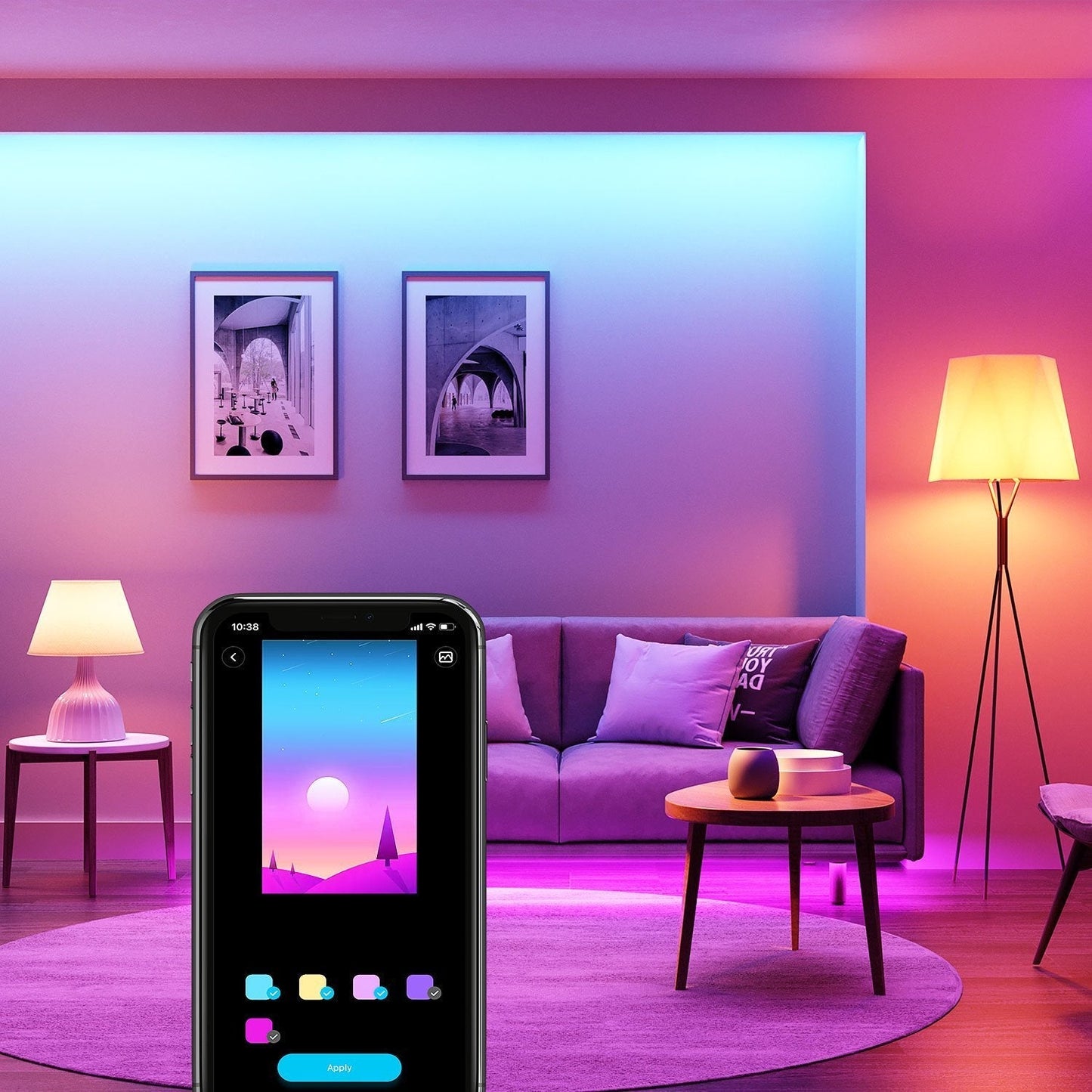 Refurbished Govee Bluetooth RGBWW Smart LED Bulbs