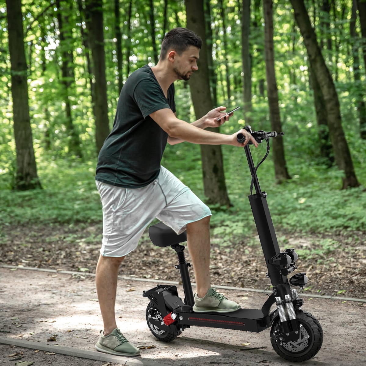 iENYRID ES10 Dual Motor Electric Scooter with Seat