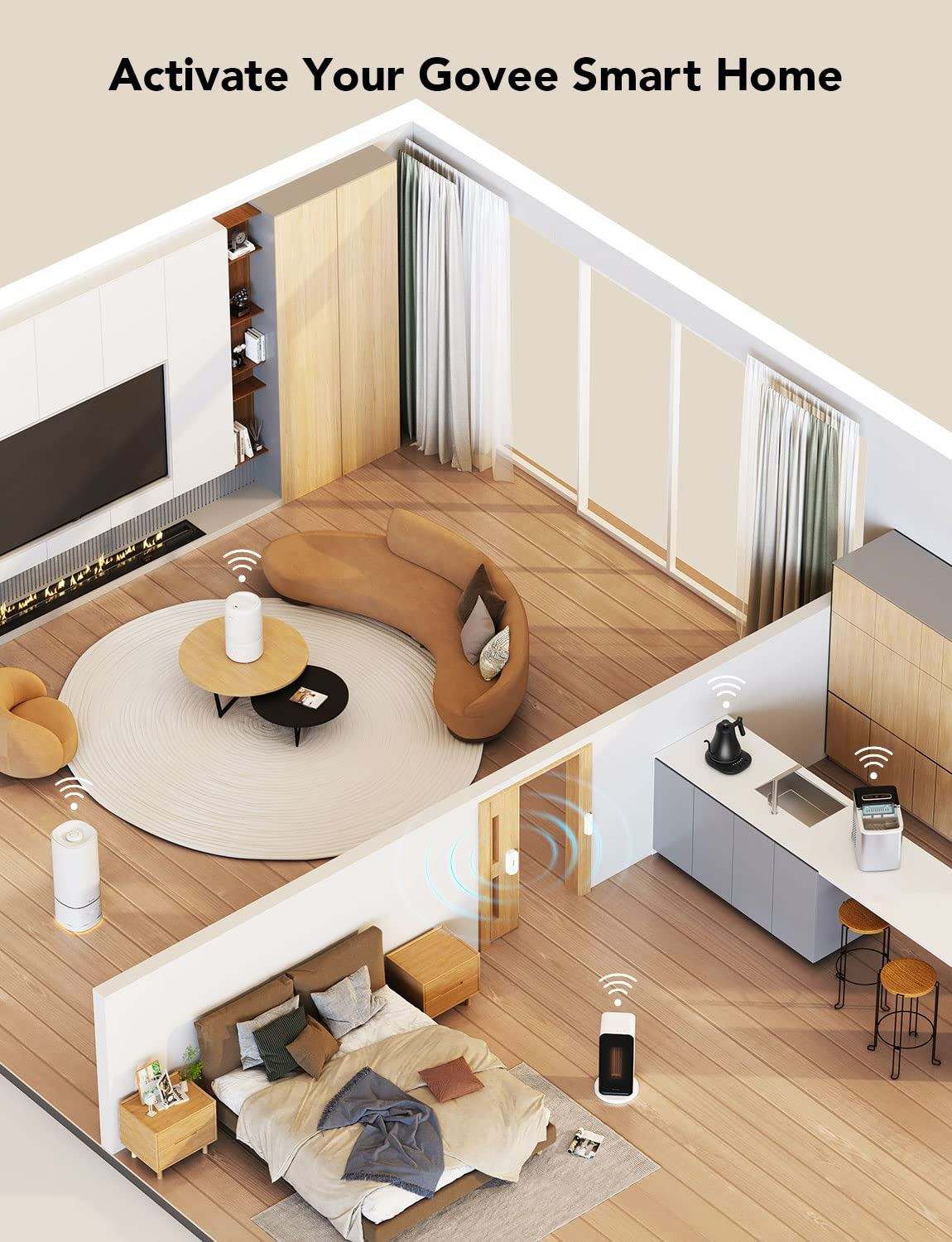 Refurbished GoveeLife Door and Window Sensor