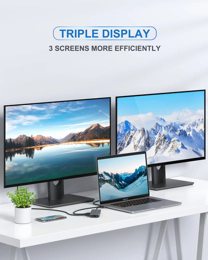 MOKiN 9 IN 2 MacBook Pro Docking Station Dual Monitor
