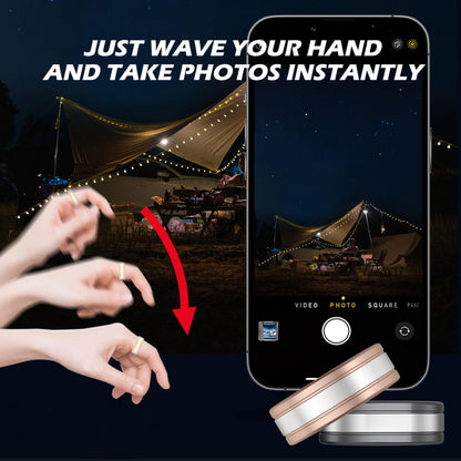 R18 Smart Ring Health Rings for Men Women Heart Rate Monitor Sleep Ring IP68 Waterproof Sports Ring Tracker Pedometer Mileage Calorie Counter