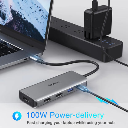 MOKiN 9 IN 1 USB-C Docking Station With Triple Display