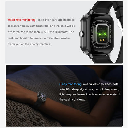 Smart Watches for Women Men Fitness Watch 2in1 Smartwatch NFC Fitness Tracker Bluetooth Dial-up Call Health Monitor Watch