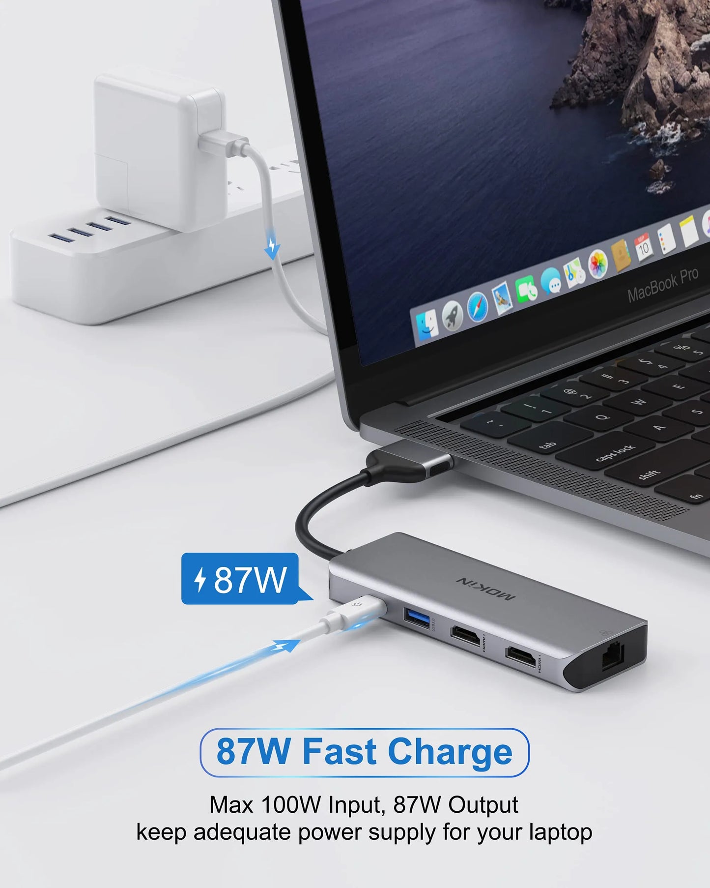 MOKiN 9 IN 2 MacBook Pro Docking Station Dual Monitor