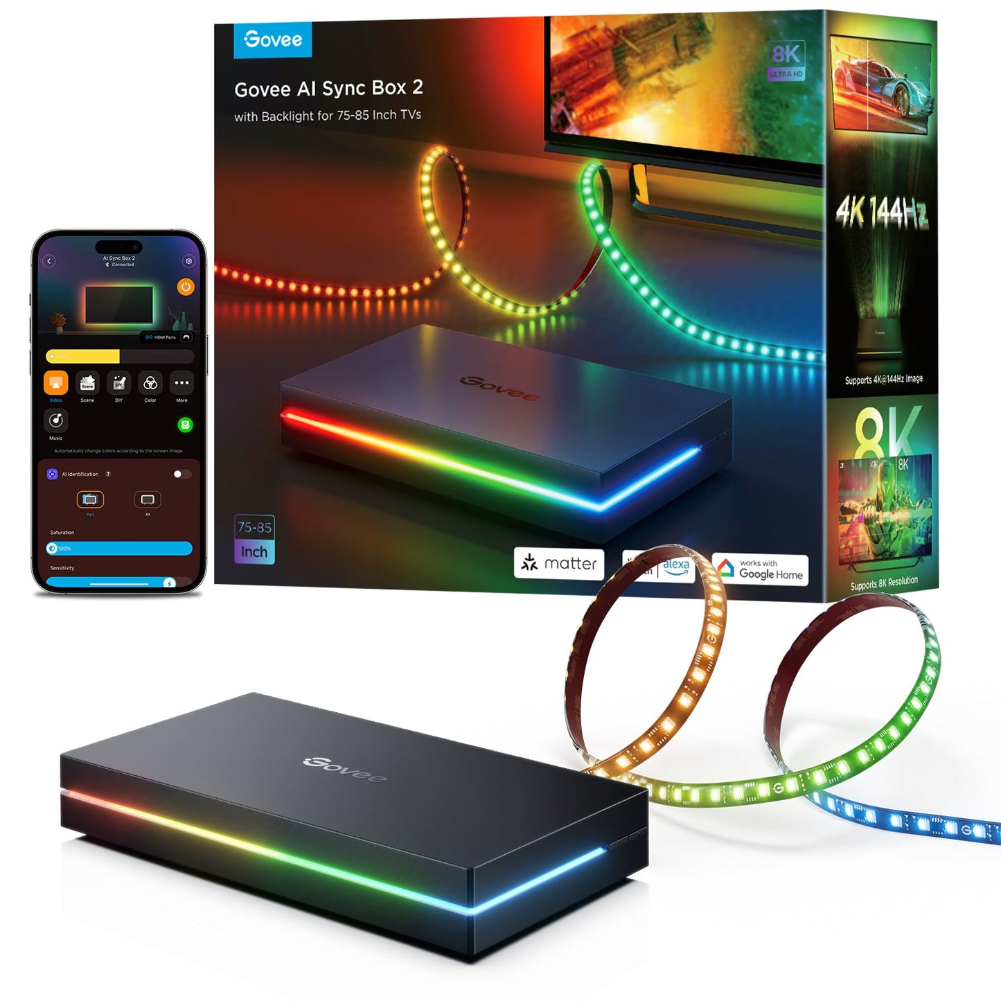 Refurbished Govee AI Sync Box Kit 2