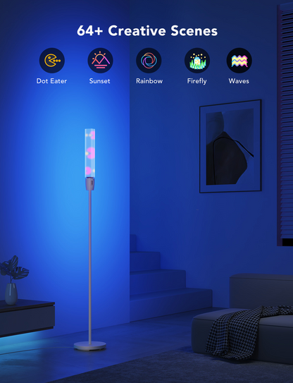 Refurbished Govee RGBICWW Cylinder Floor Lamp