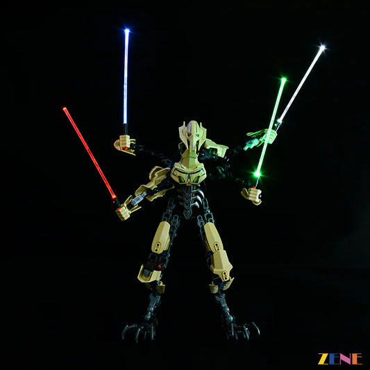 Kit de iluminación para LEGO Lightsaber Grievous White Storm