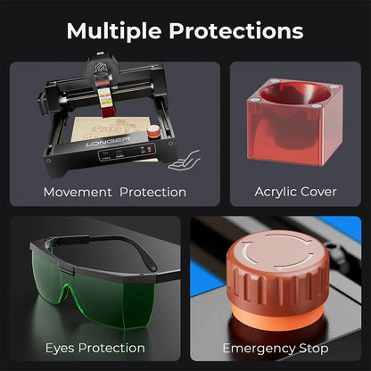 Longer RAY5 Mini 2.5W/3.5W Laser Engraver