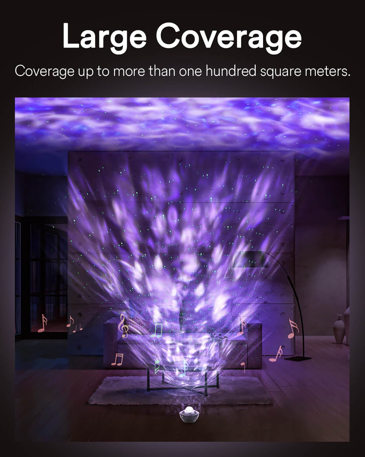Lumary Smart Star Projector Night Light with Bluetooth Speaker