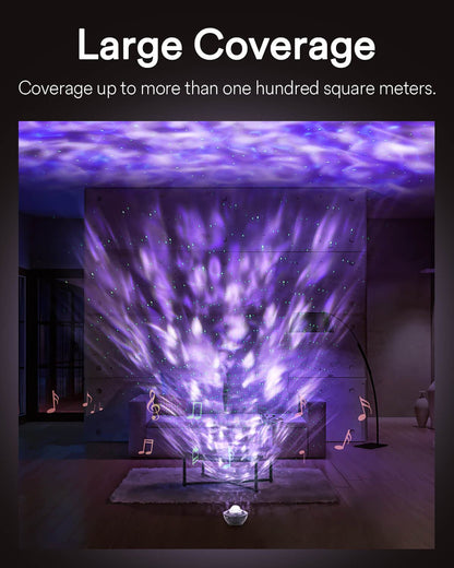 Lumary Smart Star Projector Night Light with Bluetooth Speaker