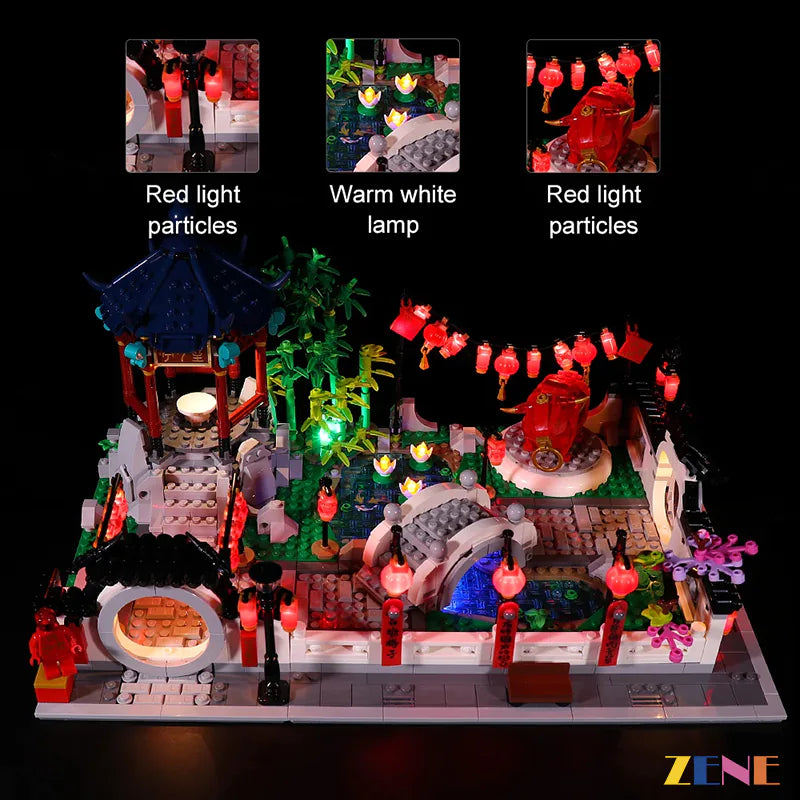 Kit de iluminación para el Festival de Faroles de Año Nuevo LEGO n.° 80107