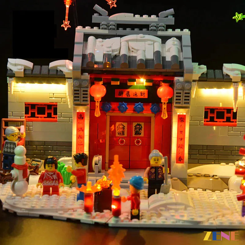 Kit de iluminación para LEGO Story of Nian n.° 80106