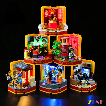 Light Kit for LEGO Lunar New Year Traditions #80108