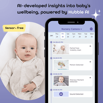 SkyVision AI Pro Twin with Adjustable Crib Mount
