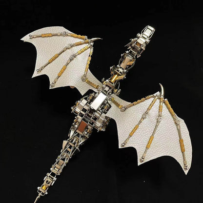 Kit de rompecabezas mecánico 3D de metal Fly Dragon con base 