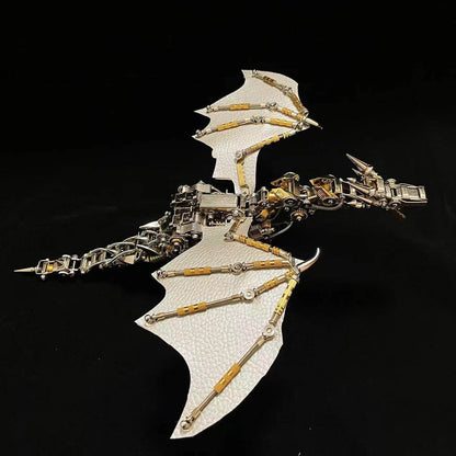 Kit de rompecabezas mecánico 3D de metal Fly Dragon con base 
