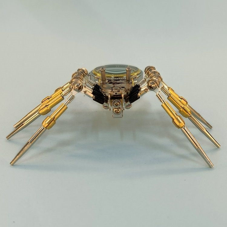 Kit de modelo de reloj de araña mecánico de metal 3D Steampunk para armar uno mismo