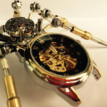 Kit de modelo de reloj de araña mecánico de metal 3D Steampunk para armar uno mismo