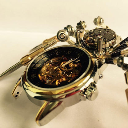 Kit de modelo de reloj de araña mecánico de metal 3D Steampunk para armar uno mismo