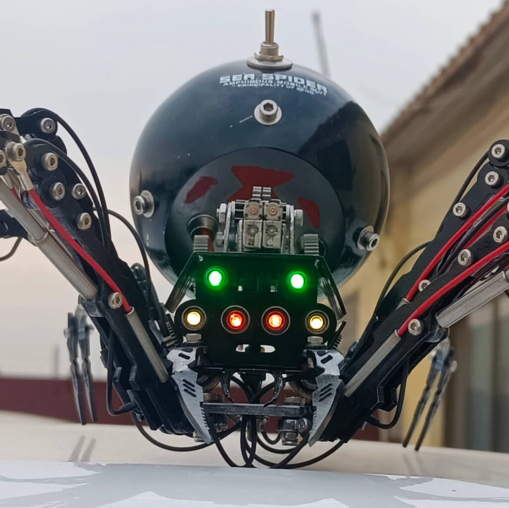 Kit de rompecabezas de metal Steampunk DIY de araña viuda negra trepadora, modelo grande