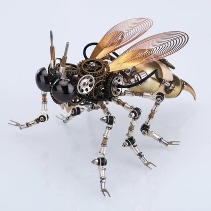 Kit de rompecabezas de modelo de escena múltiple 3D Steampunk Wasp con base