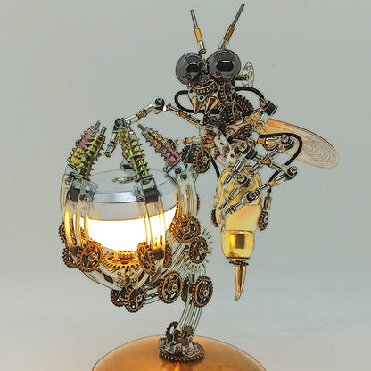 Kit de rompecabezas de modelo de escena múltiple 3D Steampunk Wasp con base