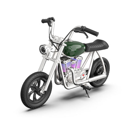 Mini Dirt Bike Electric Motorcycle for Kids with App, Lights, Smoke Effect, Speaker - Pioneer 12 Pro