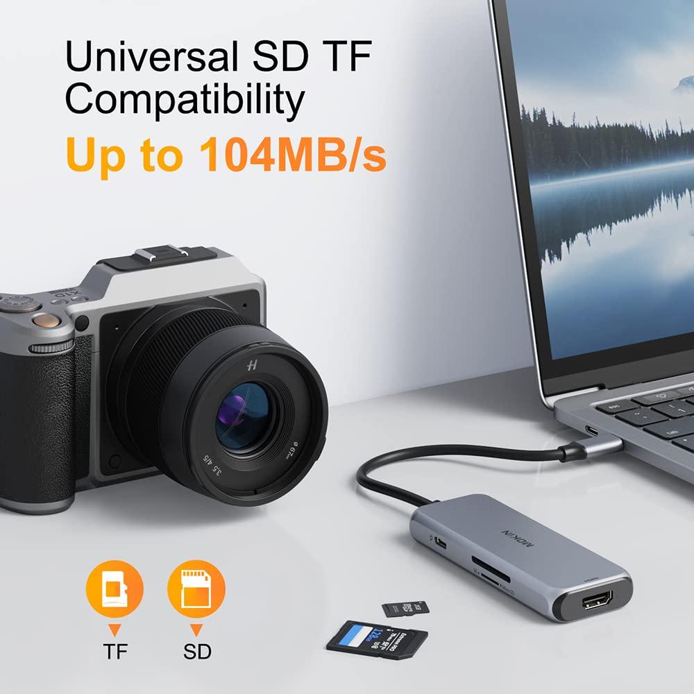 MOKiN 7 IN 1  USB-C to HDMI Adapter with 4K@60Hz